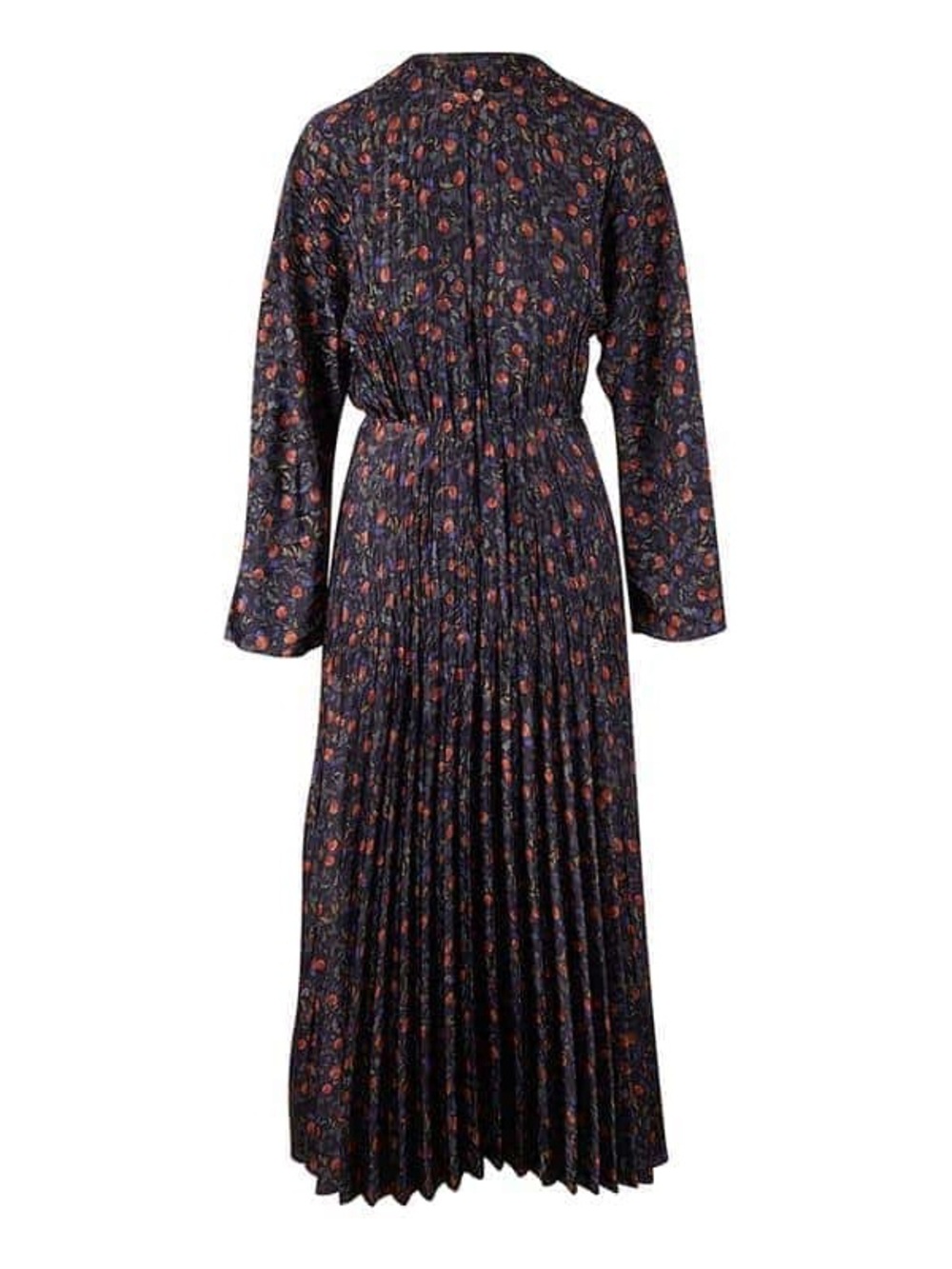 Vince Pomegranate Pleated Dress